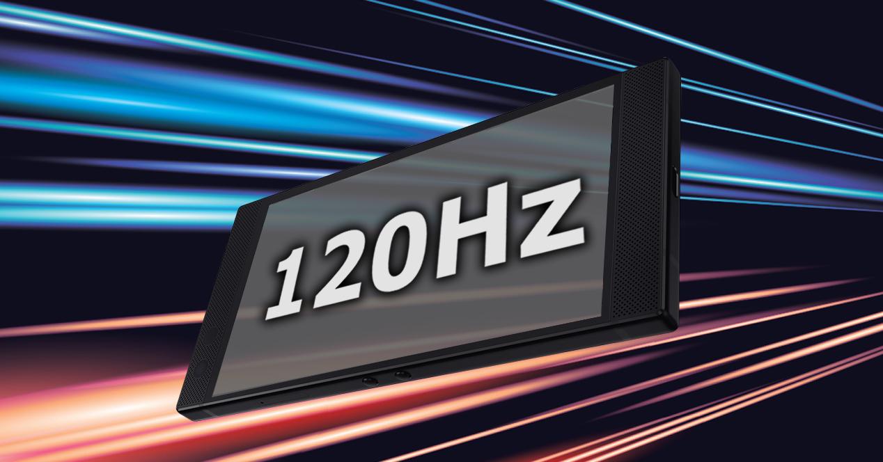 consumo bateria moviles 120 Hz