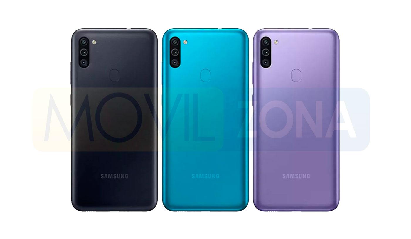 Samsung Galaxy M11 colores