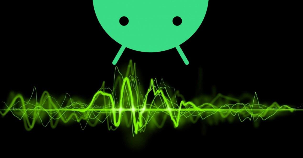 android y ondas de musica
