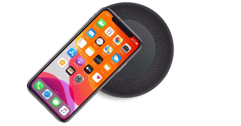 conectar iphone homepod pomme