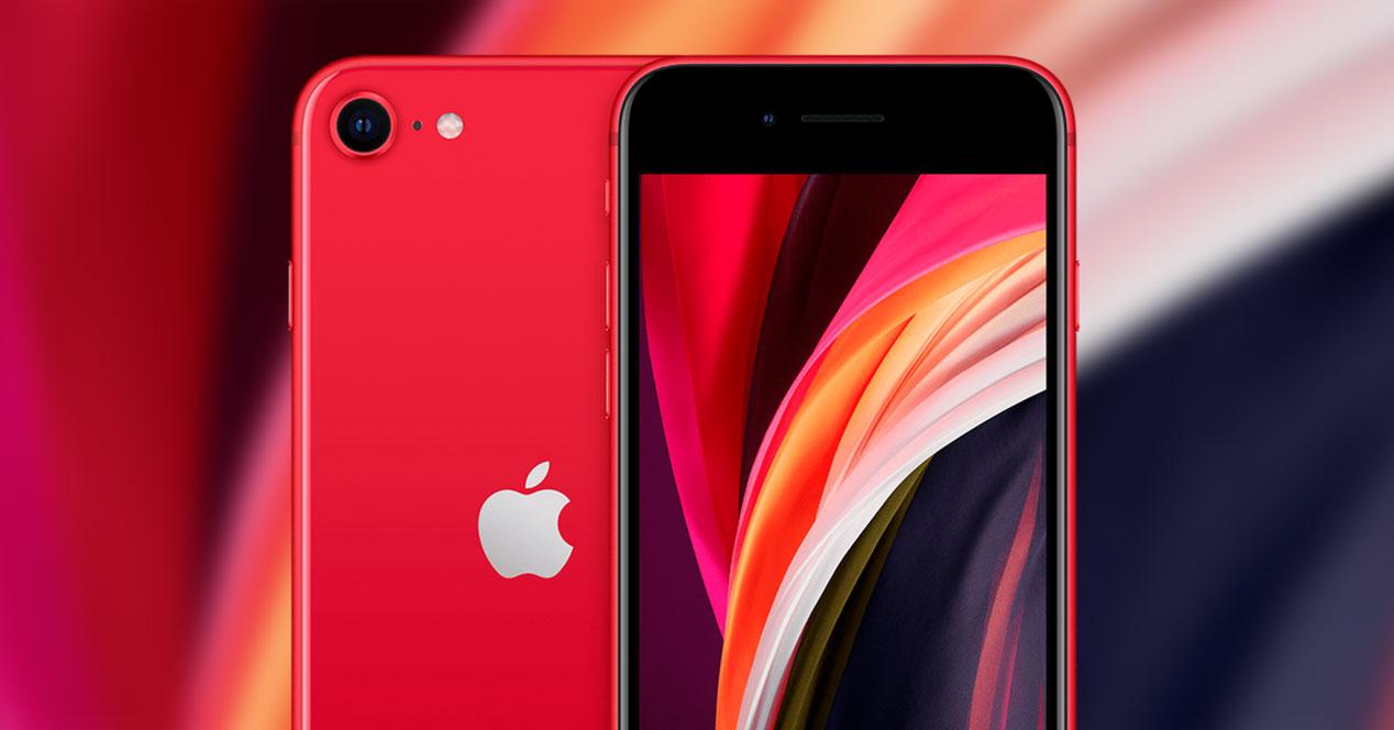 fondo pantalla iPhone Se 2020 rouge