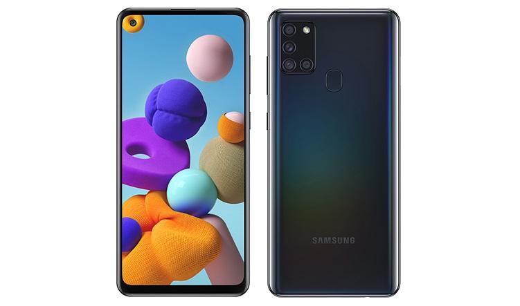 galaxy a21s frontal
