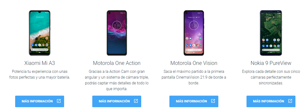 móviles con Android One