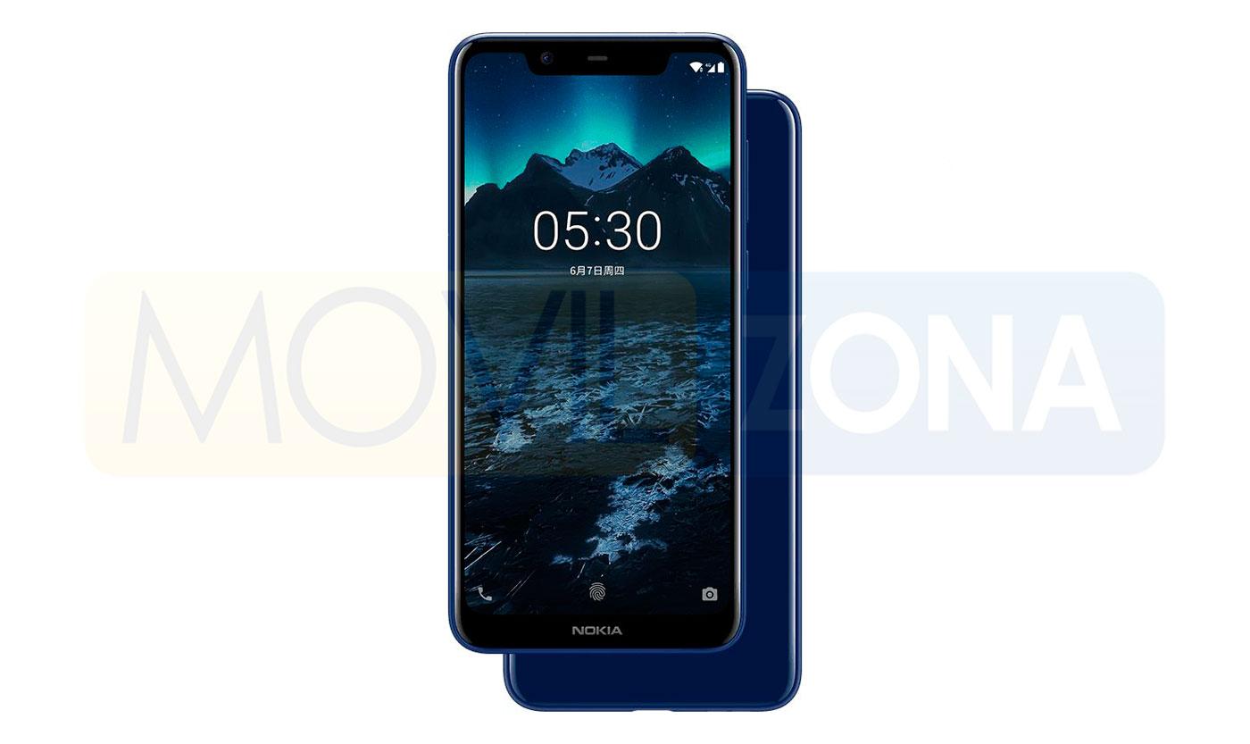 Nokia X5 azul
