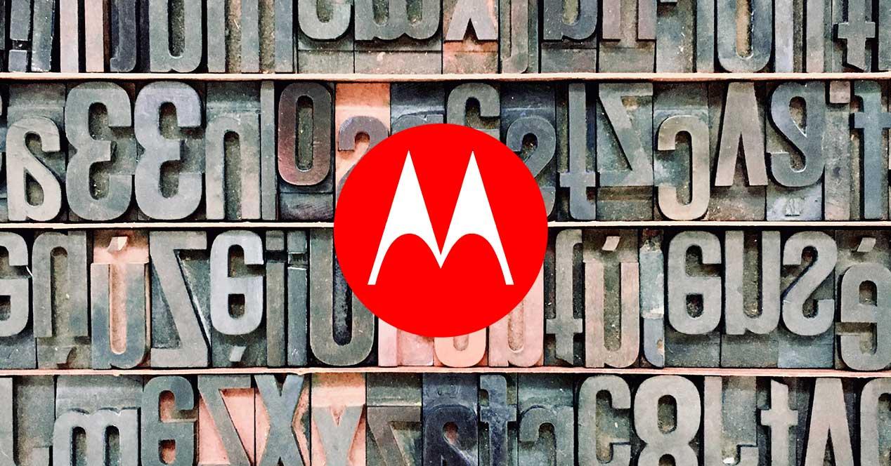 cambiar tipo letra Motorola