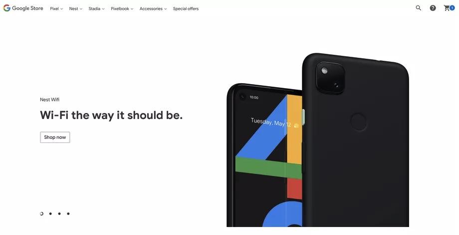 pixel 4a tienda Google