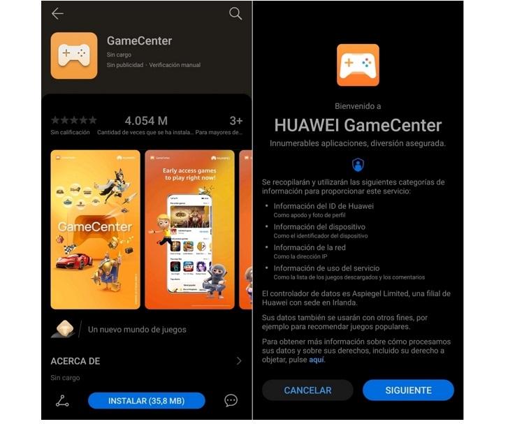 Centre de jeu Huawei