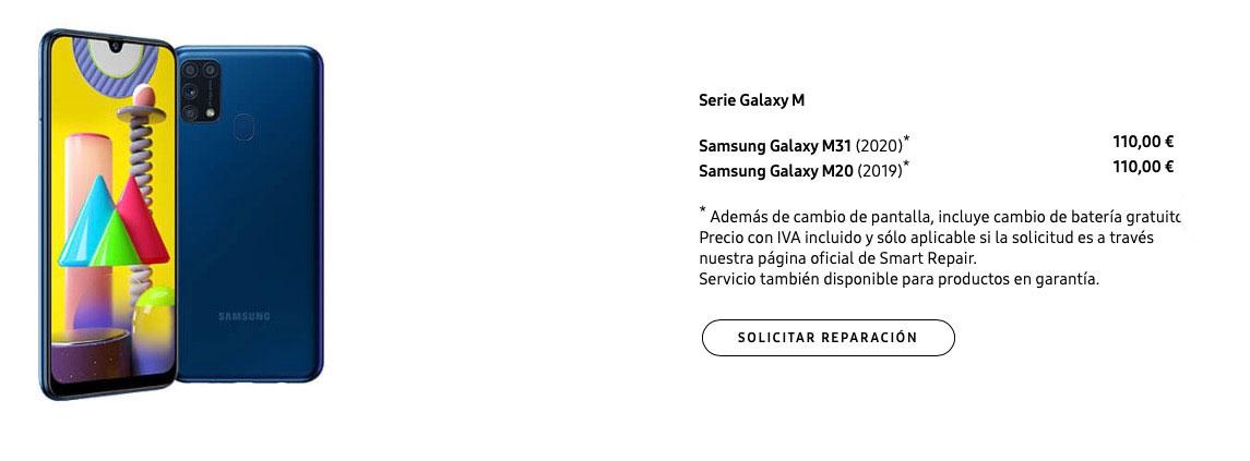 Precios Reparación Samsung