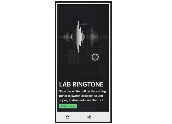 app lab ringetone