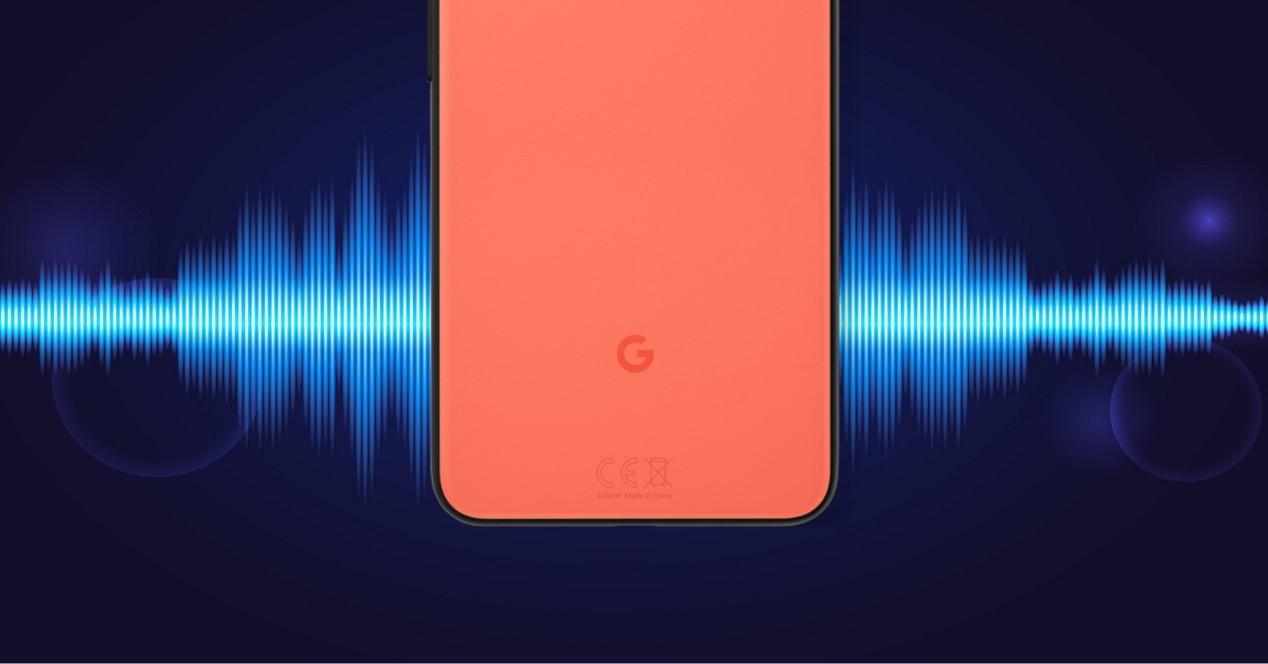 google pixel 4 y ondas de sonido
