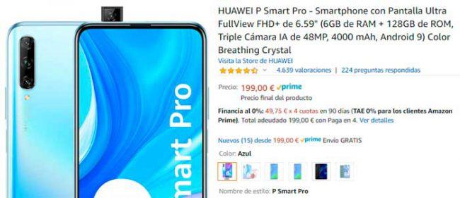oferta Huawei P Smart Pro