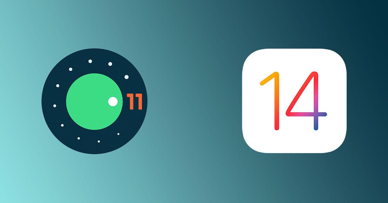 android 11 vs ios 14