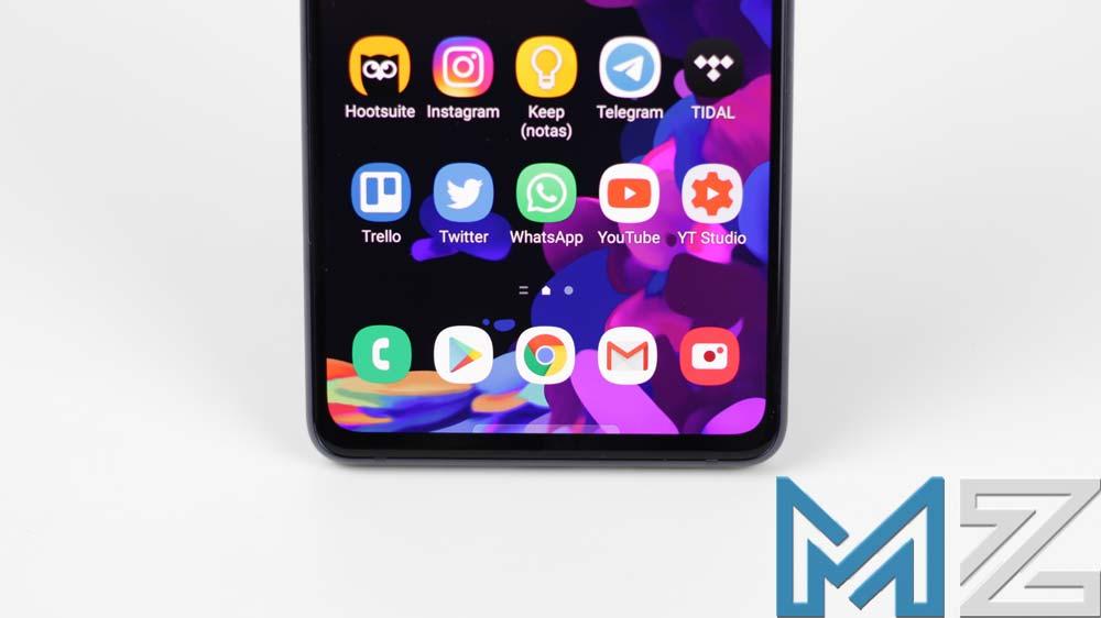 Iconos de aplicaciones en el Samsung Galaxy S20 FE