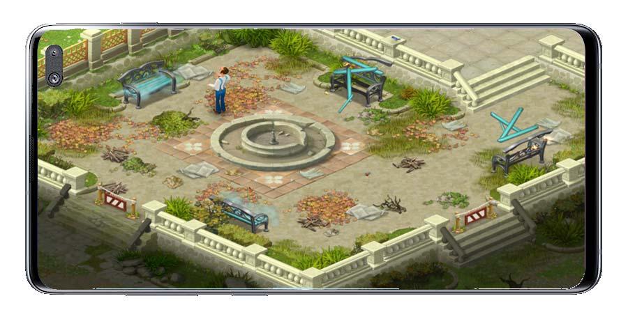 Interfaz juego Gardenscapes