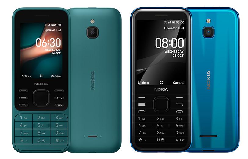 Nokia 6300-4G y 8000 4G