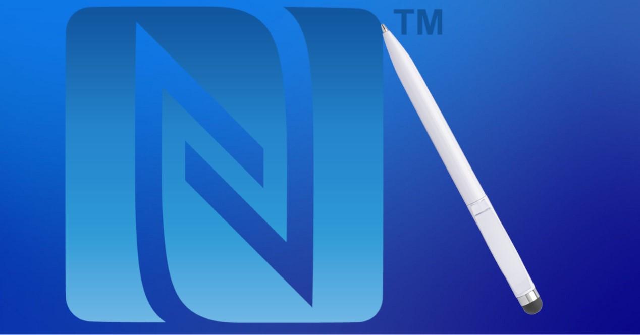 stylus y logo NFC