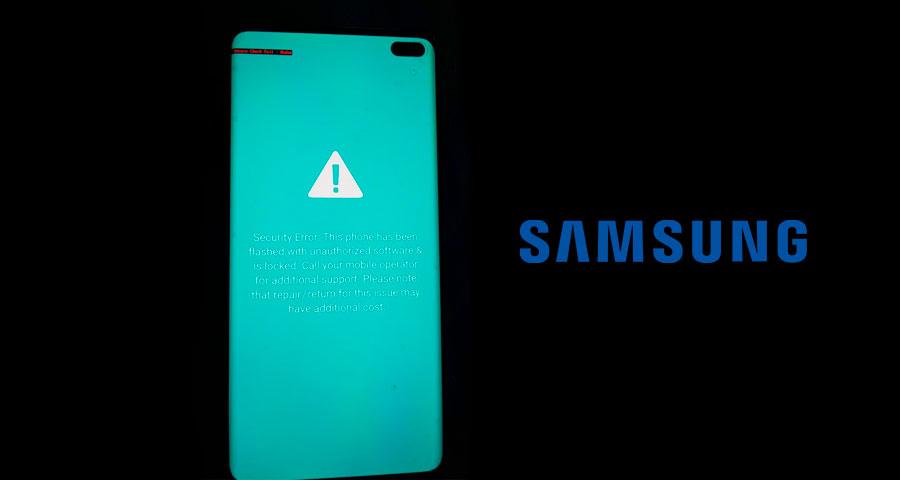 security error Samsung