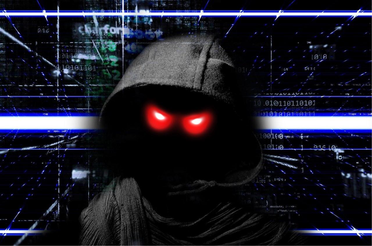 Hacker mit Ojos Rojos