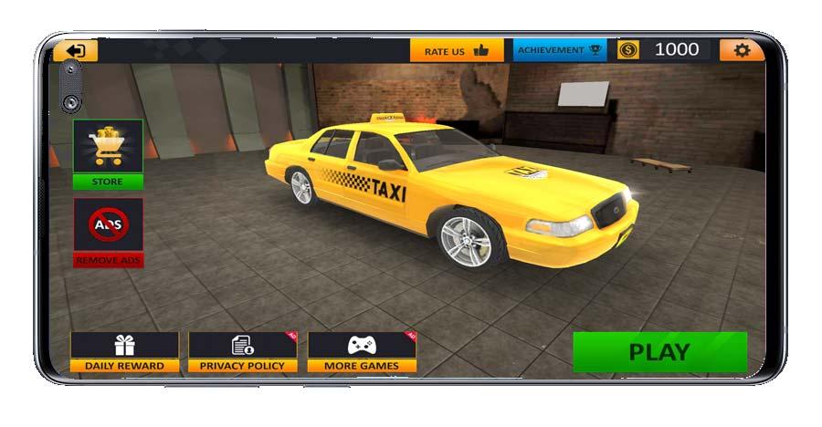 garaje en juego Android Taxi