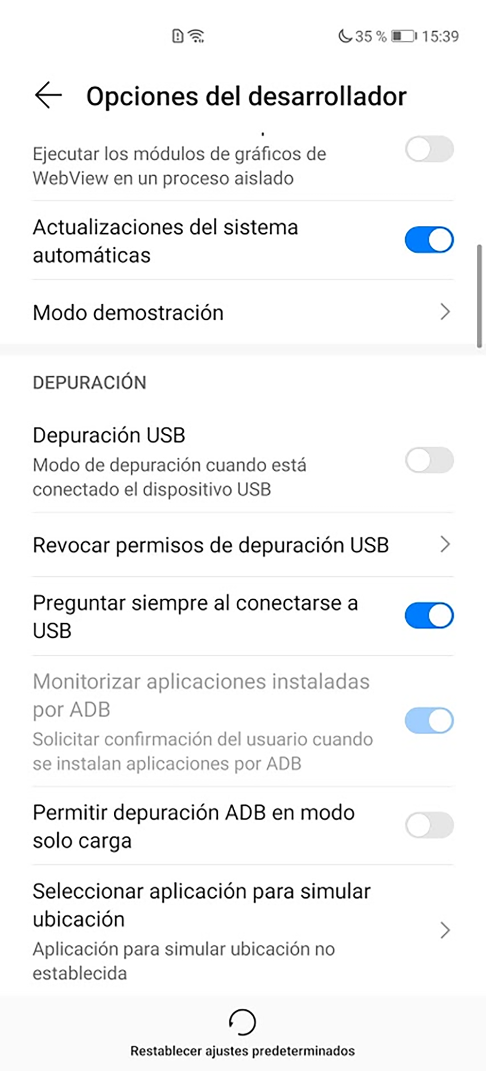 Desintalar-app Huawei en EMUI