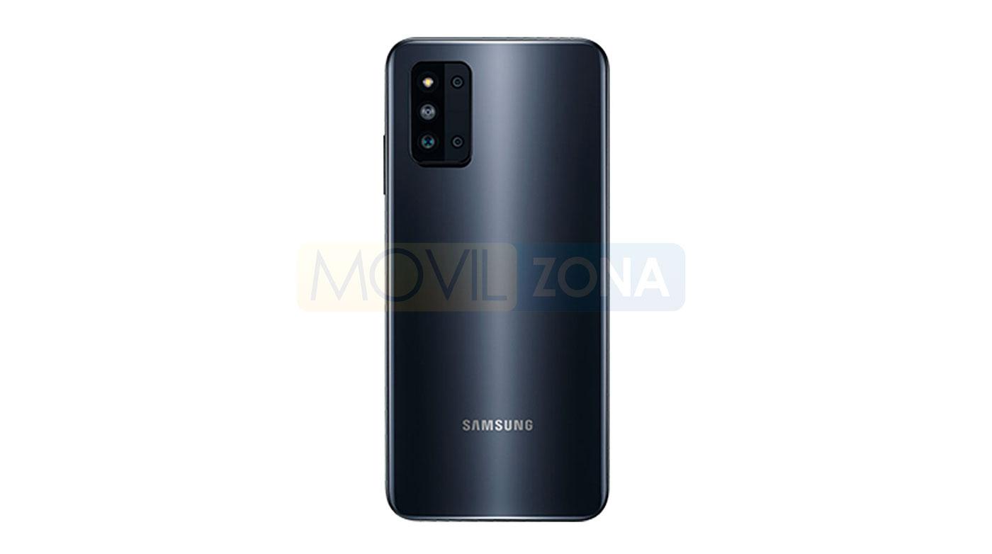 Samsung Galaxy F52 5G trasera