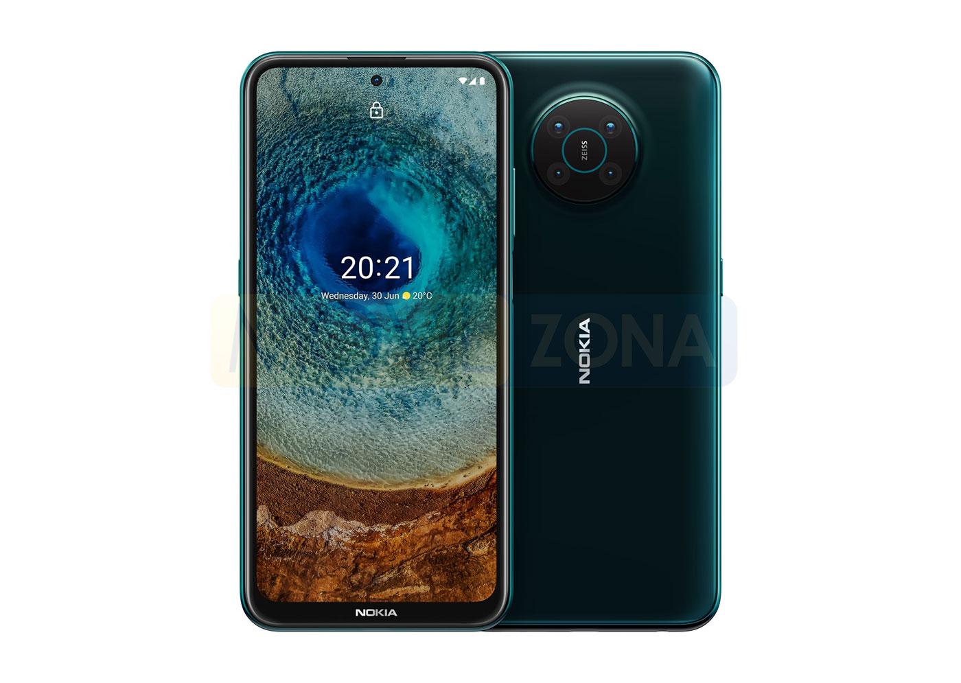 Nokia X10 diseño