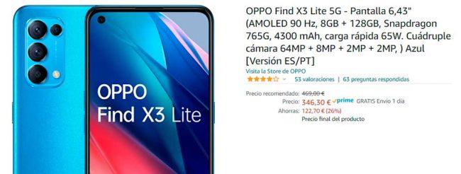 oferta OPPO Find X3 Lite